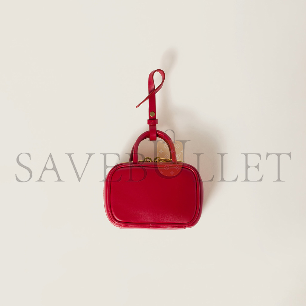 MIUMIU LEATHER MICRO BAG 5NR036 (11*7*4cm)